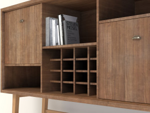 retro closet 12 3D Modell