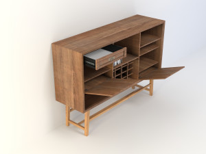 retro closet 12 3D Modell