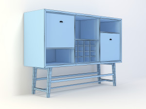 retro closet 12 3D Modell
