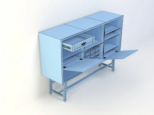 retro closet 12 3D Model