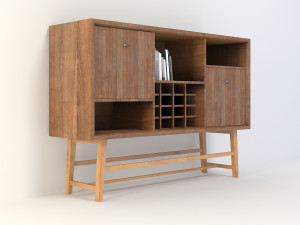 retro closet 12 3D Modell