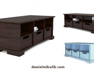 retro cupboard 13 3D Model