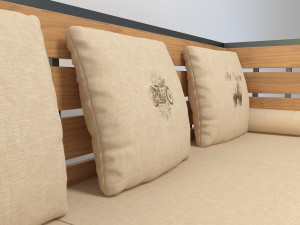 vintage couch 3D Model