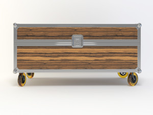 vintage table box 3D Model