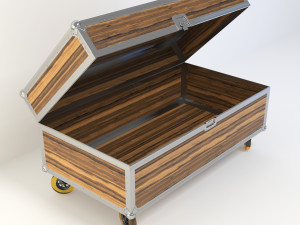 vintage table box 3D 모델