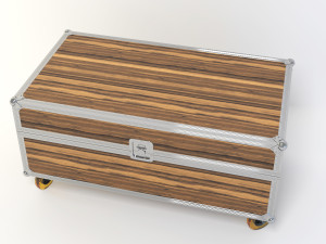 vintage table box 3D 모델