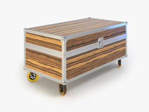 विंटेज टेबल बॉक्स 3D मॉडल