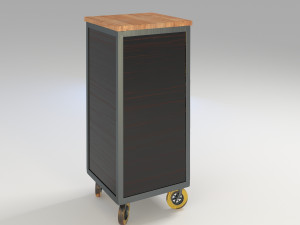 retro cupboard 3D Model