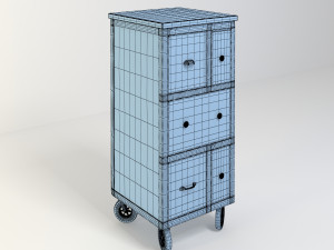 retro cupboard 3D Model