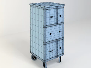 arm&aacute;rio retr&ocirc; Modelo 3D