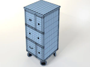 arm&aacute;rio retr&ocirc; Modelo 3D