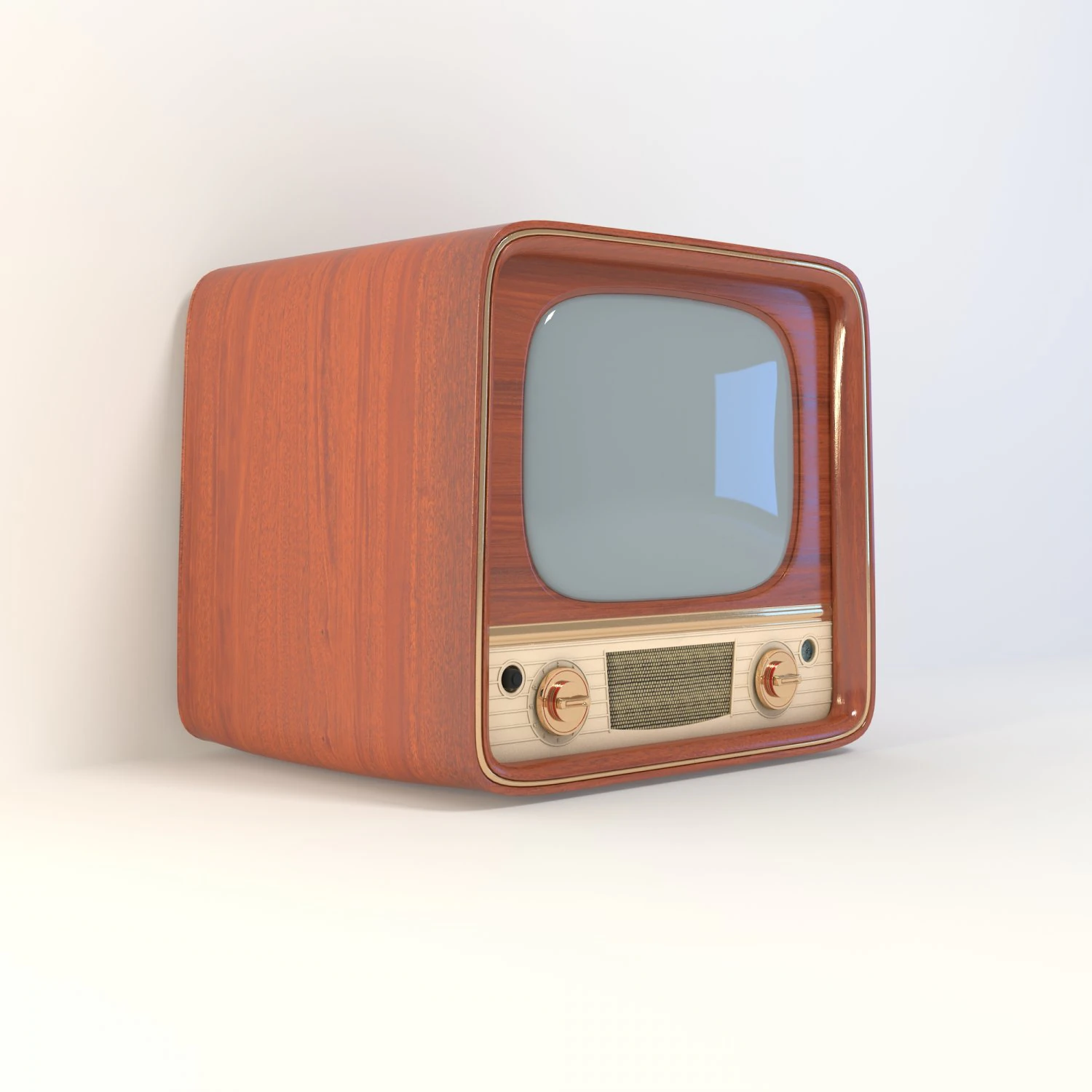televis&atilde;o antiga Modelo 3D .c4d .max .obj .3ds .fbx .stl .blend 