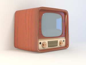 vintage tv 3D Model