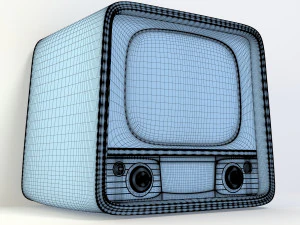 televis&atilde;o antiga Modelo 3D
