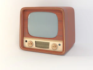 televis&atilde;o antiga Modelo 3D