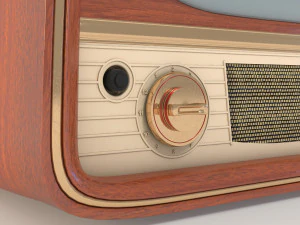 televis&atilde;o antiga Modelo 3D
