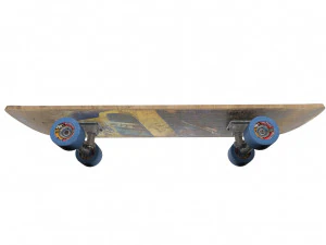 pbr old skateboard 3D Model