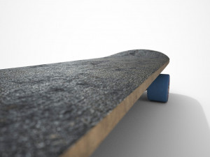 pbr old skateboard Modello 3D