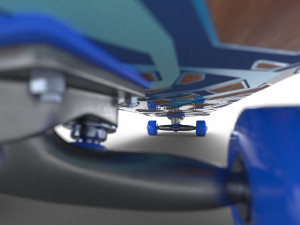 new skate board pbr textures 3D Модель