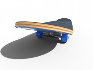 new skate board pbr textures 3D Модель