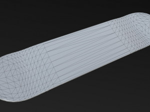 new skate board pbr textures 3D Модель