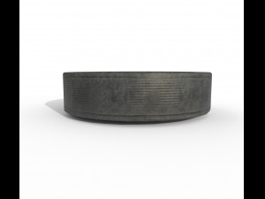 hockey puck low poly pbr textures 3 types Model 3D