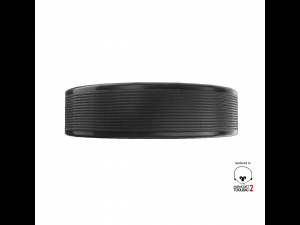 hockey puck low poly pbr textures 3 types Model 3D