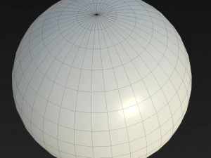golf ball low poly pbr textures 2 types 3D Model