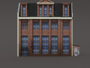 apartment house low poly 154 3D 모델