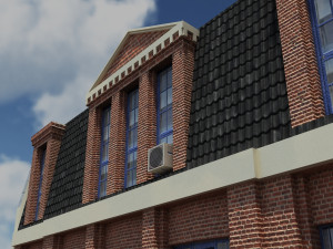 apartment house low poly 154 3D 모델