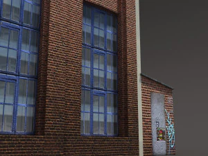 apartment house low poly 154 3D Model