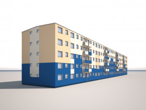 apartment building 153 3D Model