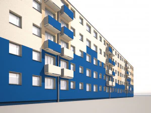 apartment building 153 3D Model
