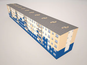 apartment building 153 3D Model