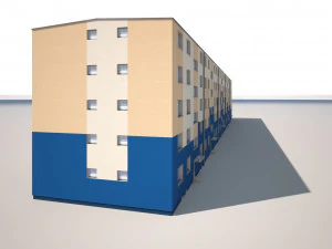 apartment building 153 3D Model