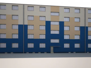 apartment building 153 3D Model