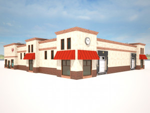 market building 3D मॉडल