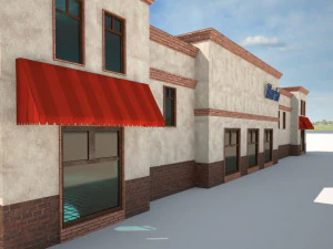 market building 3D Model