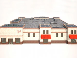 market building 3D Model
