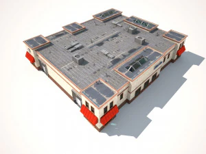 market building 3D Model