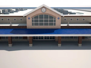 super market building 3D Model