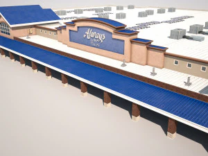 super market building 3D Model