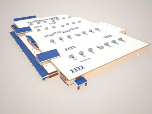 super market building 3D Model