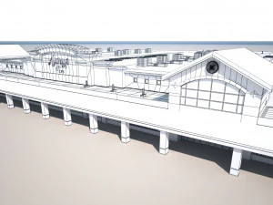 super market building 3D Model