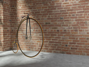 penny farthing bicycle 3D Модель