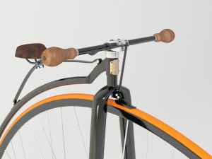 penny farthing bicycle 3D Модель