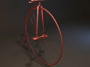 bicicletta da un centesimo Modello 3D