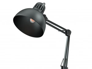 retro desk lamp riged 3D Model