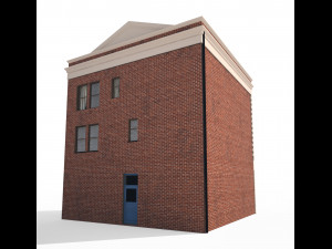 apartment building 157 low poly 3D Model