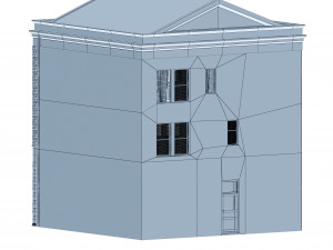 apartment building 157 low poly 3D Model